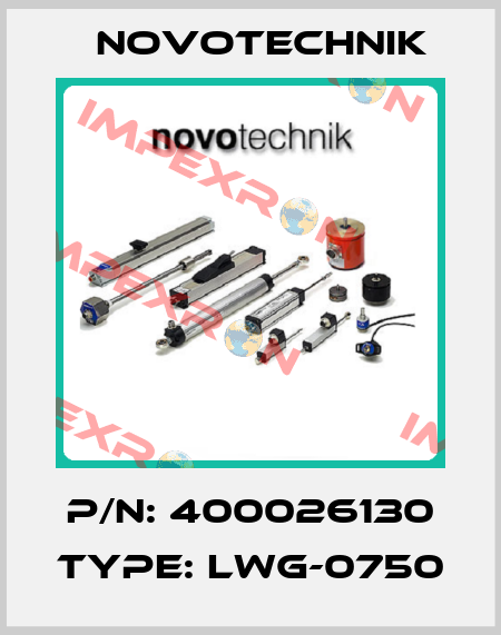 P/N: 400026130 Type: LWG-0750 Novotechnik