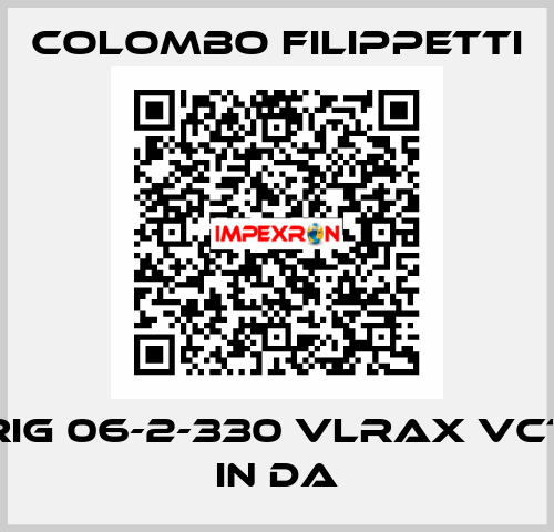 RIG 06-2-330 VLRAX VCT IN DA Colombo Filippetti