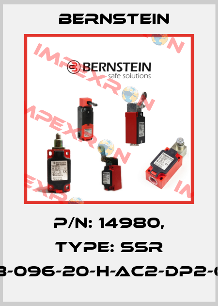 P/N: 14980, Type: SSR 02-198-096-20-H-AC2-DP2-0.5-J12 Bernstein