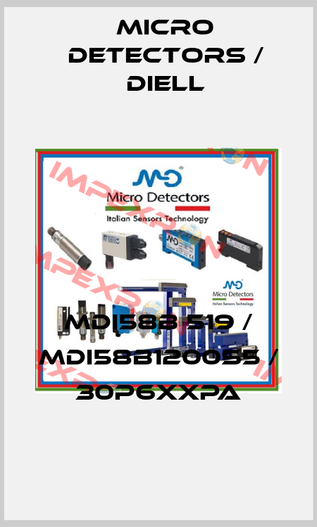 MDI58B 519 / MDI58B1200S5 / 30P6XXPA
 Micro Detectors / Diell