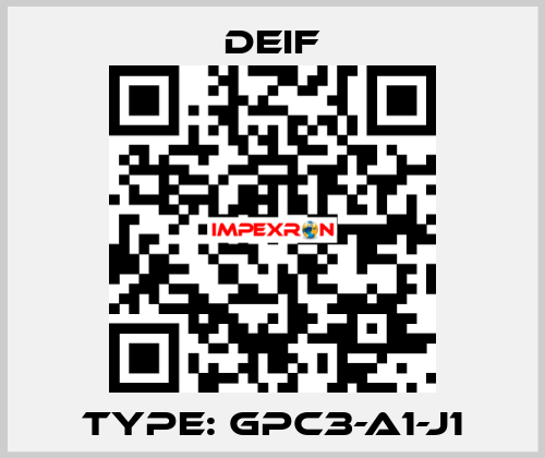 Type: GPC3-A1-J1 Deif