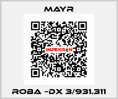 Roba –DX 3/931.311 Mayr