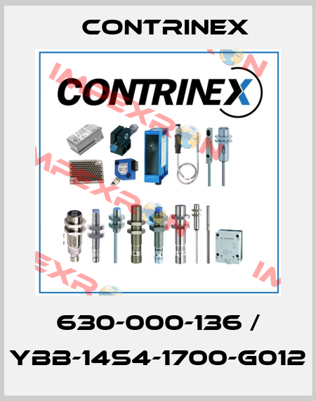 630-000-136 / YBB-14S4-1700-G012 Contrinex