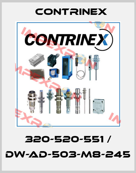 320-520-551 / DW-AD-503-M8-245 Contrinex