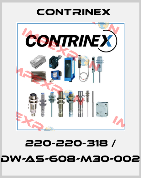 220-220-318 / DW-AS-608-M30-002 Contrinex