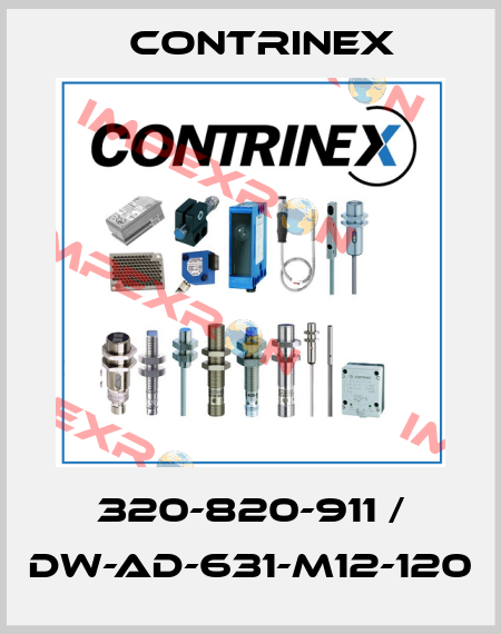 320-820-911 / DW-AD-631-M12-120 Contrinex