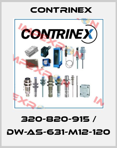320-820-915 / DW-AS-631-M12-120 Contrinex