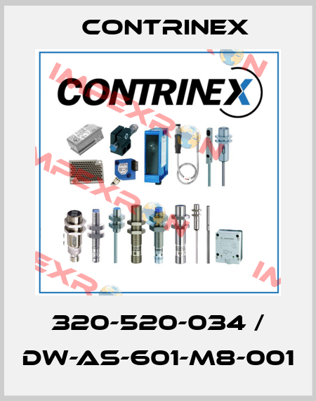 320-520-034 / DW-AS-601-M8-001 Contrinex
