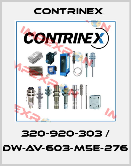 320-920-303 / DW-AV-603-M5E-276 Contrinex