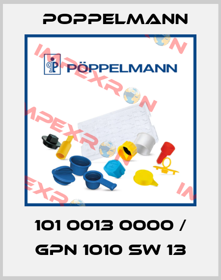 101 0013 0000 / GPN 1010 SW 13 Poppelmann