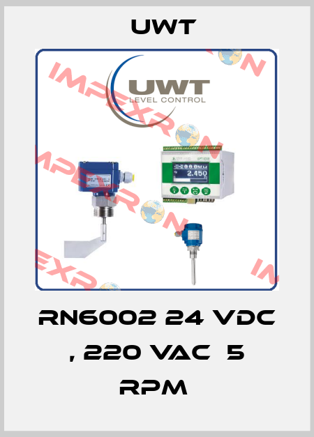 RN6002 24 VDC , 220 VAC  5 RPM  Uwt