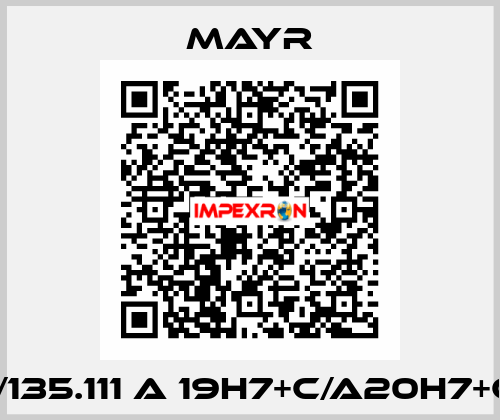 1/135.111 A 19H7+C/A20H7+C Mayr