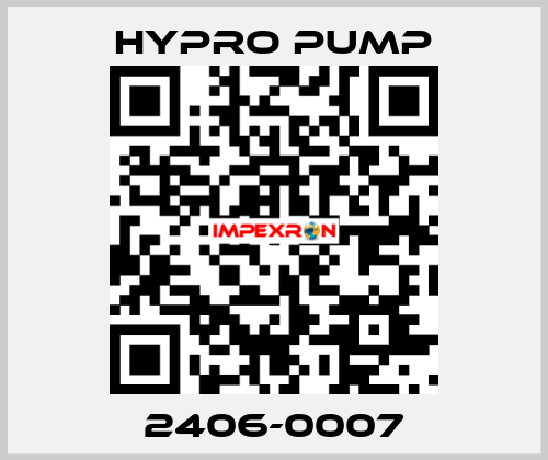2406-0007 Hypro Pump