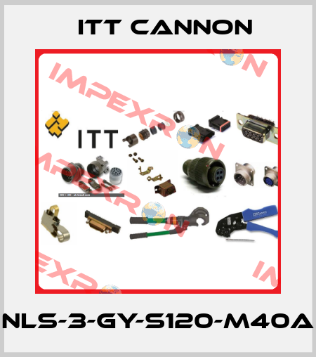 NLS-3-GY-S120-M40A Itt Cannon