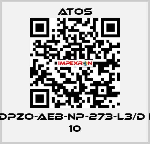 DPZO-AEB-NP-273-L3/D I 10 Atos