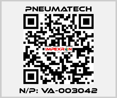 N/P: VA-003042 Pneumatech