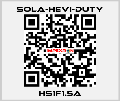 HS1F1.5A Sola-Hevi-Duty