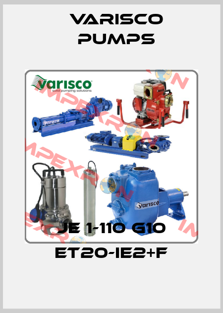 JE 1-110 G10 ET20-IE2+F Varisco pumps