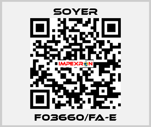 F03660/FA-E Soyer