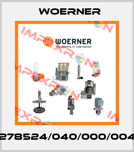 278524/040/000/004 Woerner