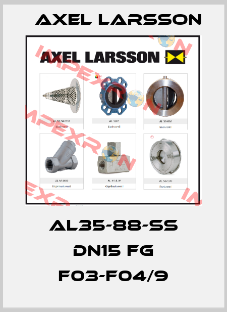 AL35-88-SS DN15 FG F03-F04/9 AXEL LARSSON