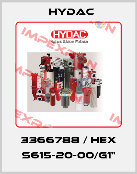 3366788 / HEX S615-20-00/G1" Hydac