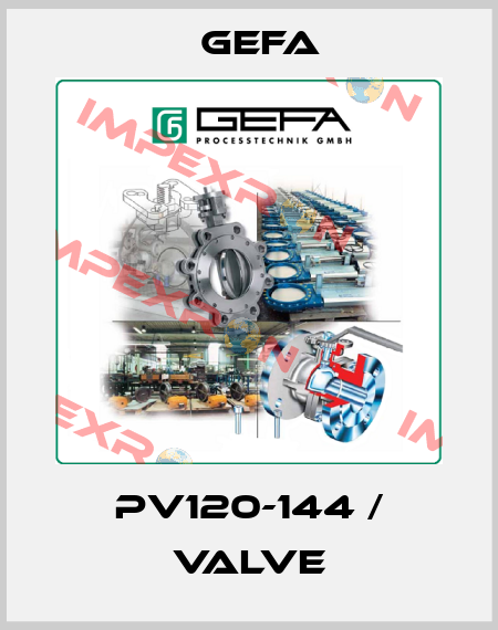 PV120-144 / VALVE Gefa