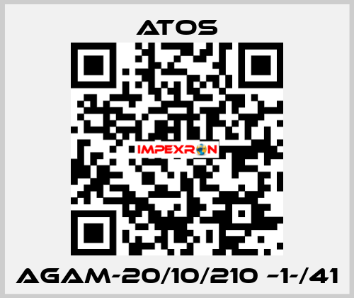 AGAM-20/10/210 –1-/41 Atos