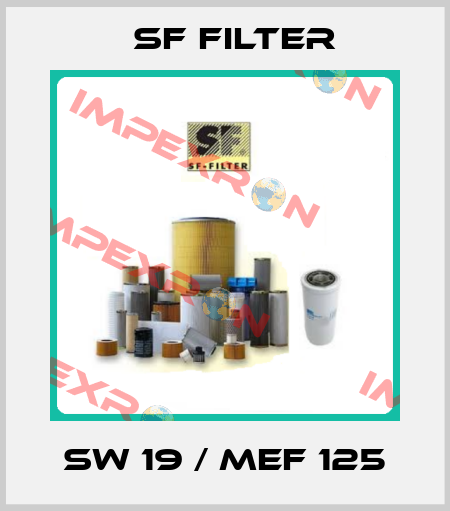 SW 19 / MEF 125 SF FILTER