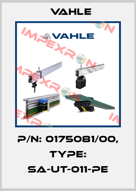 P/n: 0175081/00, Type: SA-UT-011-PE Vahle