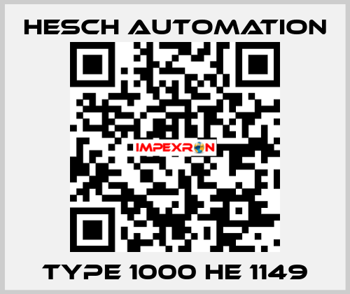 TYPE 1000 HE 1149 Hesch Automation