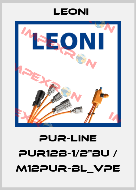 PUR-line PUR12B-1/2"BU / M12PUR-BL_VPE Leoni