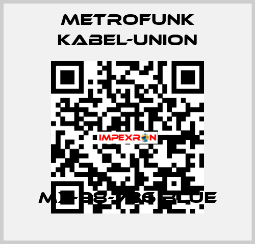 MX-28-736 blue METROFUNK KABEL-UNION