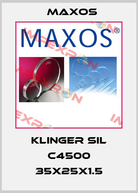 Klinger SIL C4500 35x25x1.5 Maxos