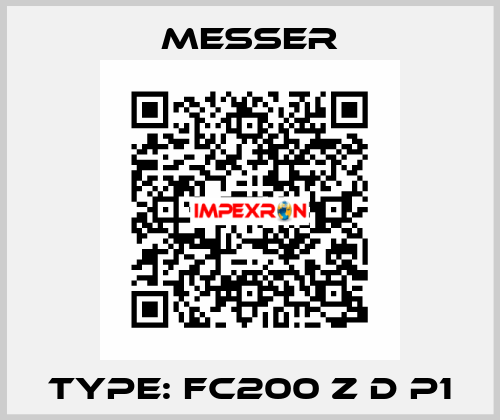 Type: FC200 Z D P1 Messer