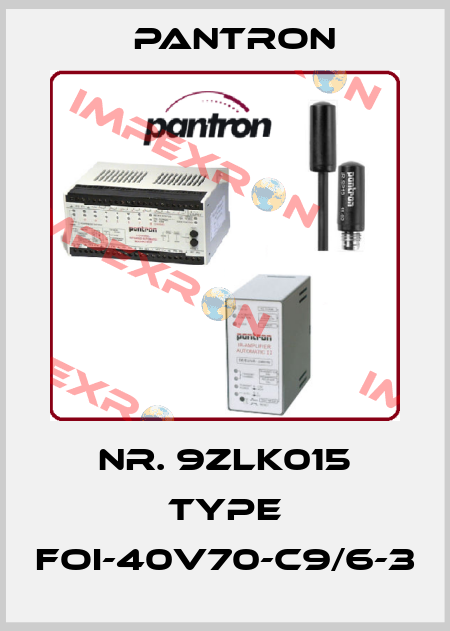 Nr. 9ZLK015 Type FOI-40V70-C9/6-3 Pantron