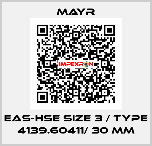 EAS-HSE size 3 / Type 4139.60411/ 30 mm Mayr