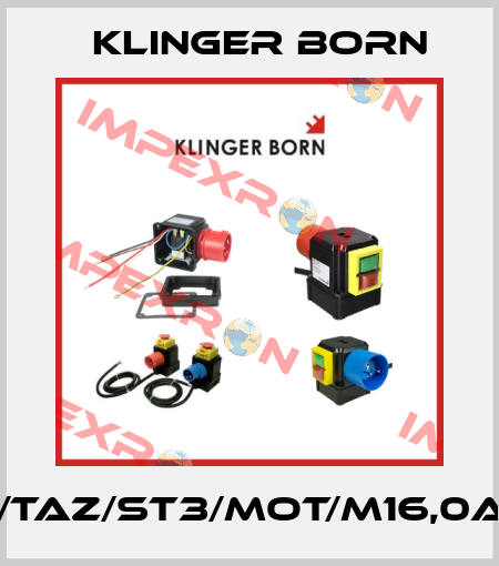 K700/TAZ/ST3/MOT/M16,0A/KL-p Klinger Born