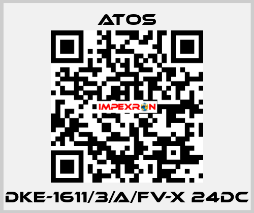 DKE-1611/3/A/FV-X 24DC Atos