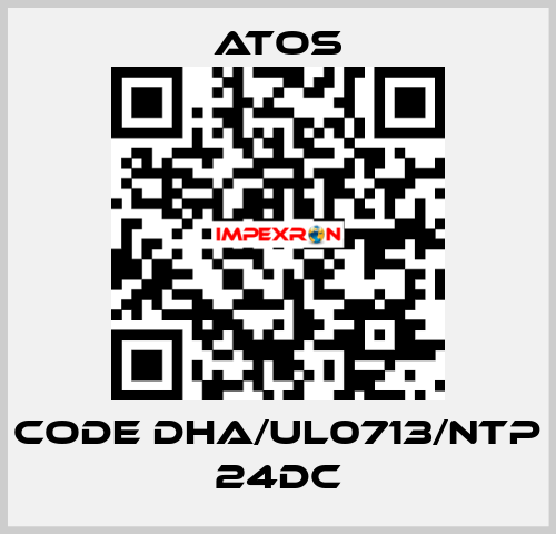 Code DHA/UL0713/NTP 24DC Atos