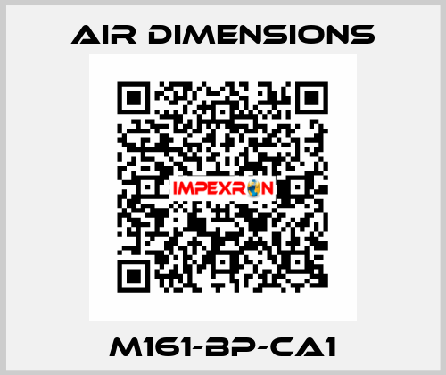 M161-BP-CA1 Air Dimensions