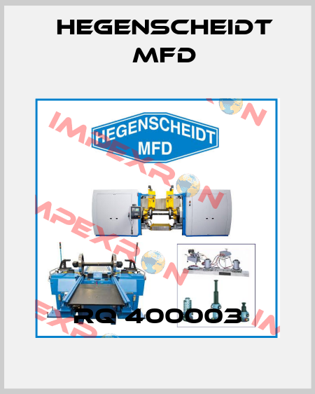 RQ 400003 Hegenscheidt MFD