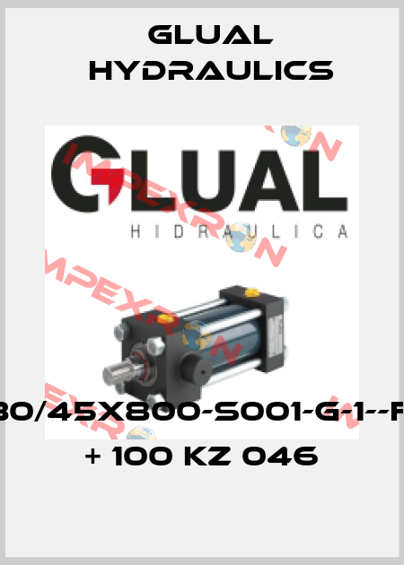 KR-80/45x800-S001-G-1--F-1-10 + 100 KZ 046 Glual Hydraulics