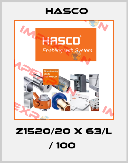Z1520/20 x 63/L / 100  Hasco