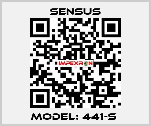 MODEL: 441-S  Sensus