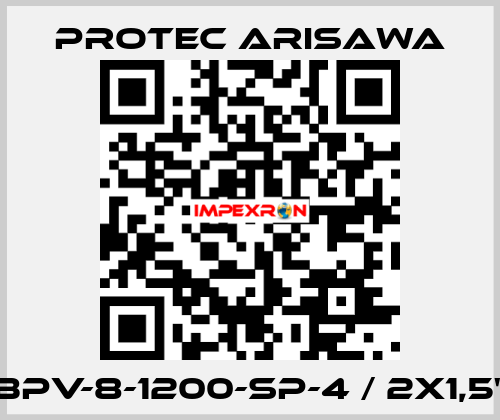 BPV-8-1200-SP-4 / 2x1,5" Protec Arisawa