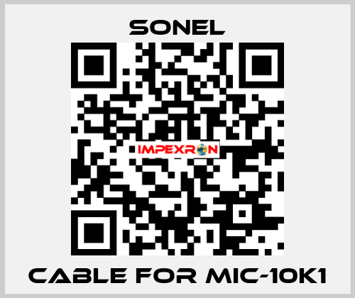 cable for MIC-10k1 Sonel