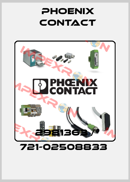 2981363 / 721-02508833  Phoenix Contact