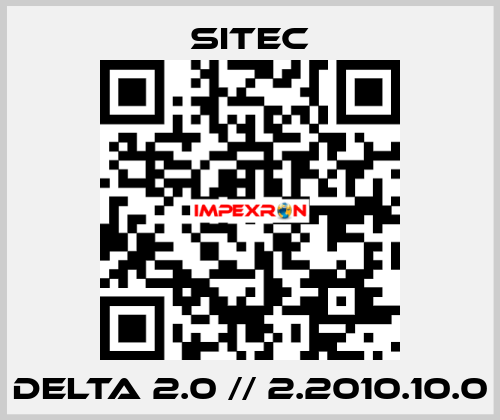 Delta 2.0 // 2.2010.10.0 SITEC