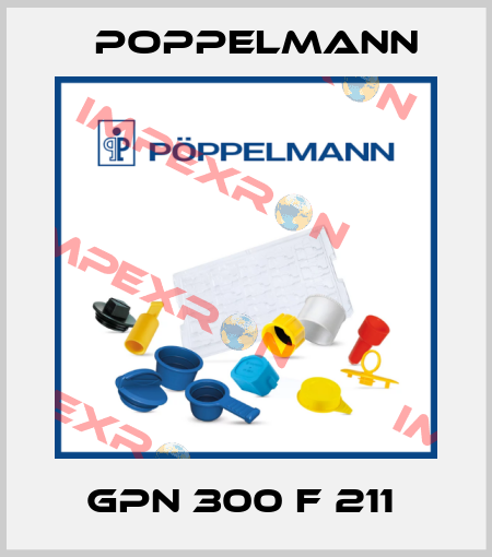 GPN 300 F 211  Poppelmann
